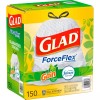 Glad ForceFlex Tall Kitchen Trash Bags, Gain Original Scent W/Febreeze