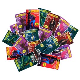 Classic Universal Monsters of The Movies Aurora Model Kit Box Art Stickers - Set of 18 Stickers - Dracula Frankenstein Wolfman Dr. Jekyll Mr Hyde Creature from Black Lagoon