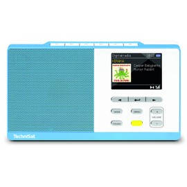 TechniSat DIGITRADIO KIRA 1, brightblue/white UKW/DAB+ Radio