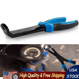 VG-Auto 70301 Heavy Duty Angled U-Joint Snap Ring Pliers 8''  for Medium Duty Trucks Car