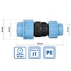 BFG MDPE PE PE Water Pipe 25mm to 20mm Female