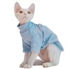 Sphynx Cats Warm Fleece Shirt Cat Turtleneck Undershirt Thermal Hairless
