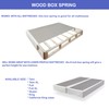 Mattress Solution Fully Assembled Low Profile Split Wood Traditional Boxspring/Foundation