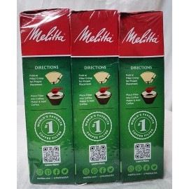 8-12 cup electric coffee makers Melitta #4 Cone Coffee Filters, Unbleached Natural Brown 100 Count, 3 Pack