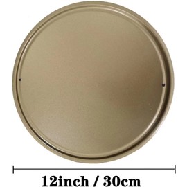 Xiddxu Round Metal Tin Sign Rustic Wall Decor Snowman Sign, Let It Snow, Wooden Round Sign, Christmas Round Wooden SignWall Decor Retro Vintage 12x12 Inch