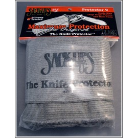 Sack-Ups The Knife Protector 9-Knife Roll - Silicone Treated