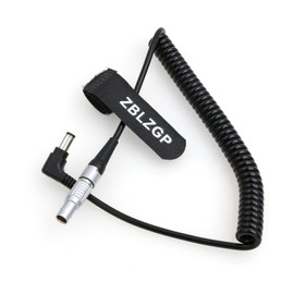 BLZGP 5.5mm x 2.5mm to 0B 6 Pin Male Right Angle Coiled Focus Motor Cable