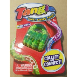 Tangle Crush Series, Fidget Stress ADHD Autism SEN Sensory, Stop Smoking - Green - Slime