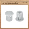 Sourcing Map 32PCS 6mm(1/4") Light Gray Plastic Hole Plugs, Flush