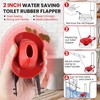 Saillong Universal Toilet Flusher Replacement Kit, Fill Valve, 2-Inch Flapper,