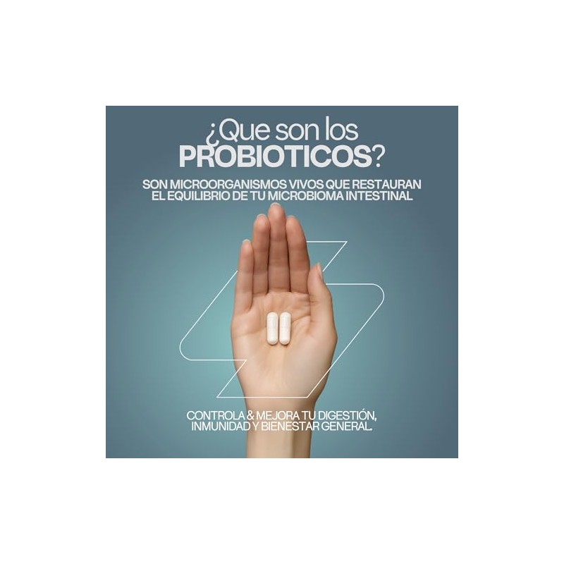 Probioticos Billones Cfu Probióticos Cepas Sistema Immune Digestivo Intestinal Porción