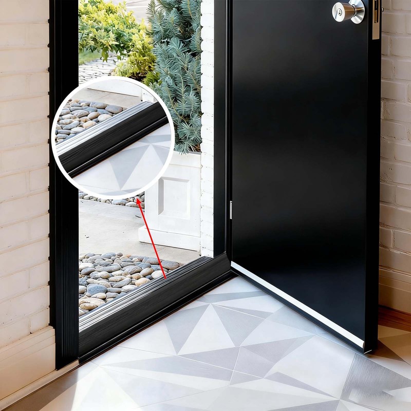 Door Threshold Vinyl Seal Replacement - Bryxium 2 Pcs 36