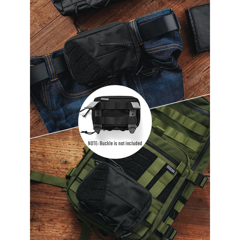 TACTICAL_GEEK Block E Series EDC Pouch Compact Belt Bag, Multi-Purpose