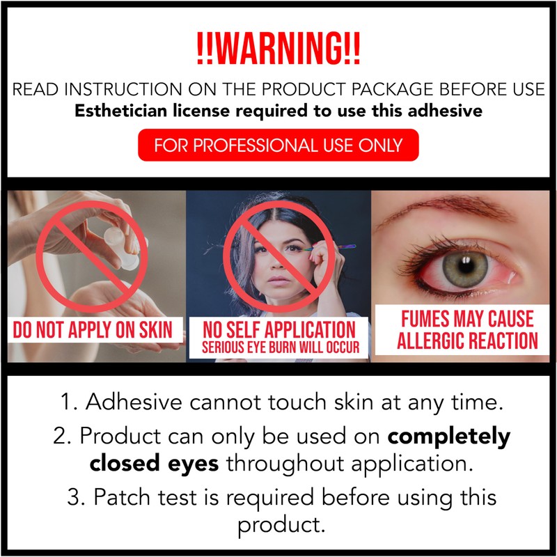 Extra Powerful Eyelash Extension Glue - Lyon Lash 5ml Performance