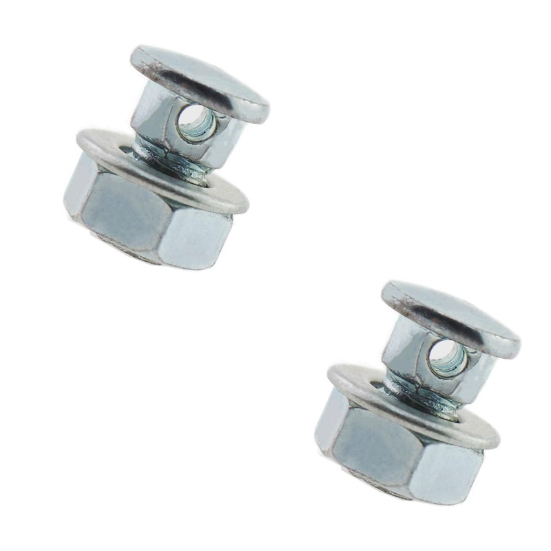 GZWZH 4PCS Silver Brake Cable Bean Flat Head Bicycle Adjuster