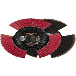 Rhodius 210645 Vision Speed Flap Disc Diameter 125 mm Bore Diameter 22.23 mm Stainless Steel Pack of 1