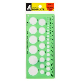 sinwa測定 Template Circle Ruler Small 66005