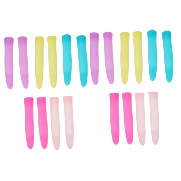 FOMIYES 10 Pairs Cuticle Nipper Handle Sleeve Nail Tools Nail