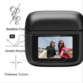 GIOPUEY Screen Protector for JBL Tour Pro 3, [6 Packs] Flexible TPU Screen Protective Film, [Anti-Bubble] [Wear-resistant] - Transparent