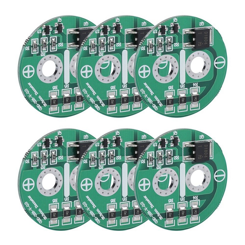 6Pcs/Set Super Farad Capacitor 2.5V With Protection Board Module Limit