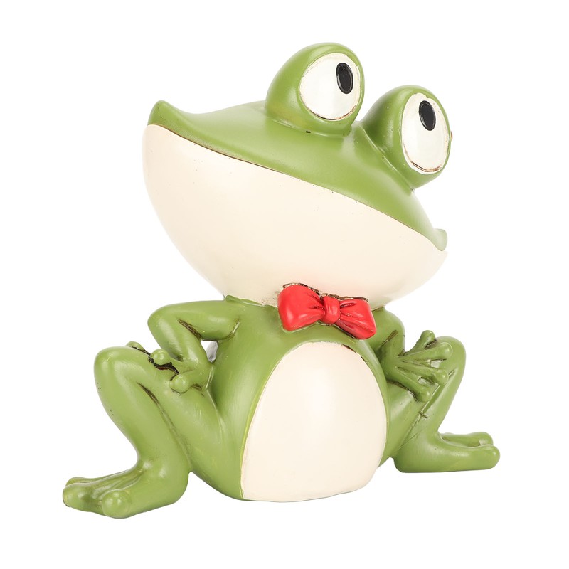 Frog Key Holder Statue Candy Dish Sculpture Living Room Tabletop