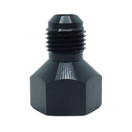 CDQBWKJGFJ 2 Pcs Female AN8 to Male AN6 Flare Reducer Hose Fitting Adapter Black