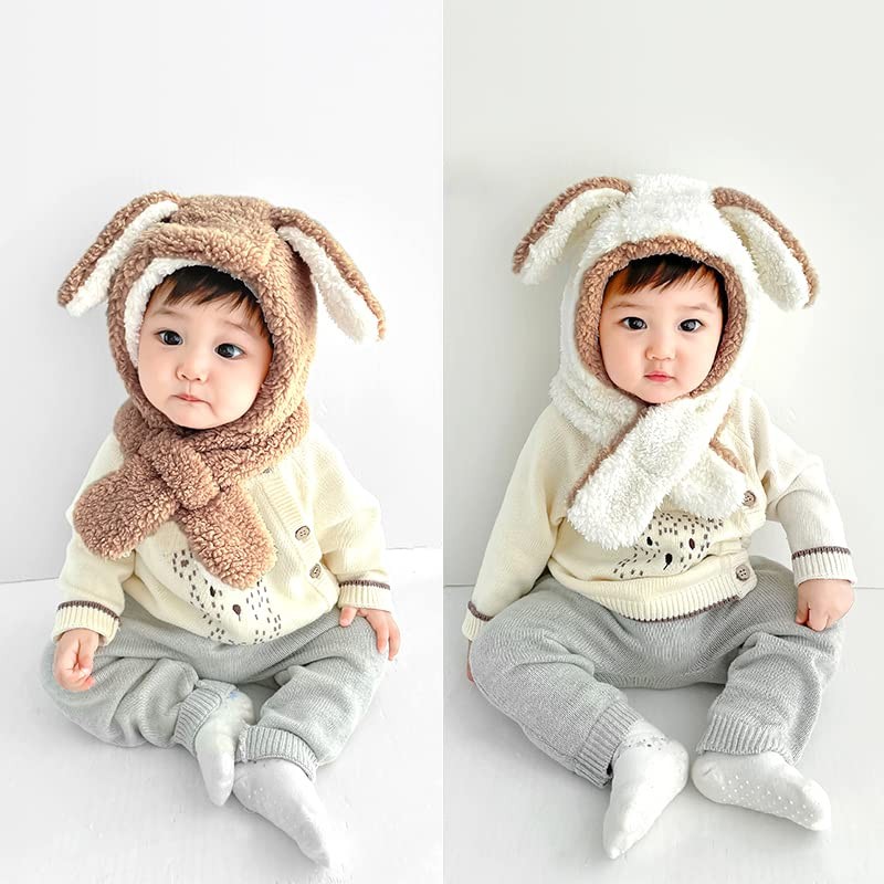 KAKELO Knit Hat, Baby Hat, Rabbit, Bear, Ears, For Babies,