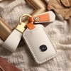Smasol Genuine Leather Key Case, Key Cover, Key Shell, Smart