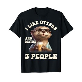 Cool Otter For Boys Girls Men Kids Vintage Sea Otter Lover T-Shirt