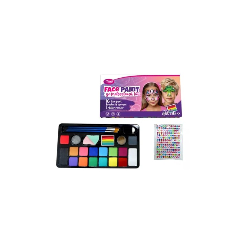 TyToo Face Paint Set - Skin-Friendly Makeup Colours for Children