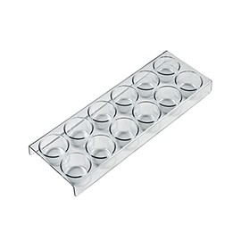 Bosch Siemens 654245 00654245 Original Egg Tray 12 Eggs Door Compartment Side Compartment Shelf 280 x 99 x 25 mm Transparent Partly KD29EAL40 KD29EAW40 KD29VNW20 KD29VVL30 KD29VVW30 Fridge