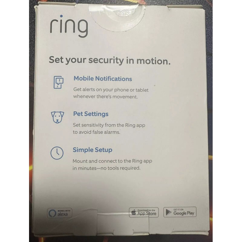Ring 4SP1SZ-0EN0 Motion Detector Alarm - White