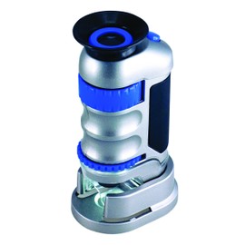 Mini Zoom Microscope 20-40x with LED Lighting and Slide Pocket Microscope