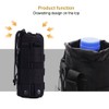 OneTigris Drawstring Water Bottle Pouch for 32oz Carrier 9.4"x3.7" (Black)