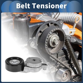 REPAIROCK Belt Tensioner Drive Belt Tensioner Pulley Assembly for Toyota Highlander L4 2.7L 2009-2019 No.166200V051/1662036011 Metal 1 Pc