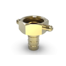ABA Beul 55026.006.2 Brass Hose Fitting with Wing Nut