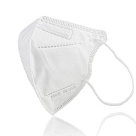 LYTIO Good Comfort 3D Multilayer Disposable Unisex Face Mask Various Sizes - Made in USA Flexible Soft Elastic Earloops Perfect Fit Your Face Shape 20 Pcs (Small, White)