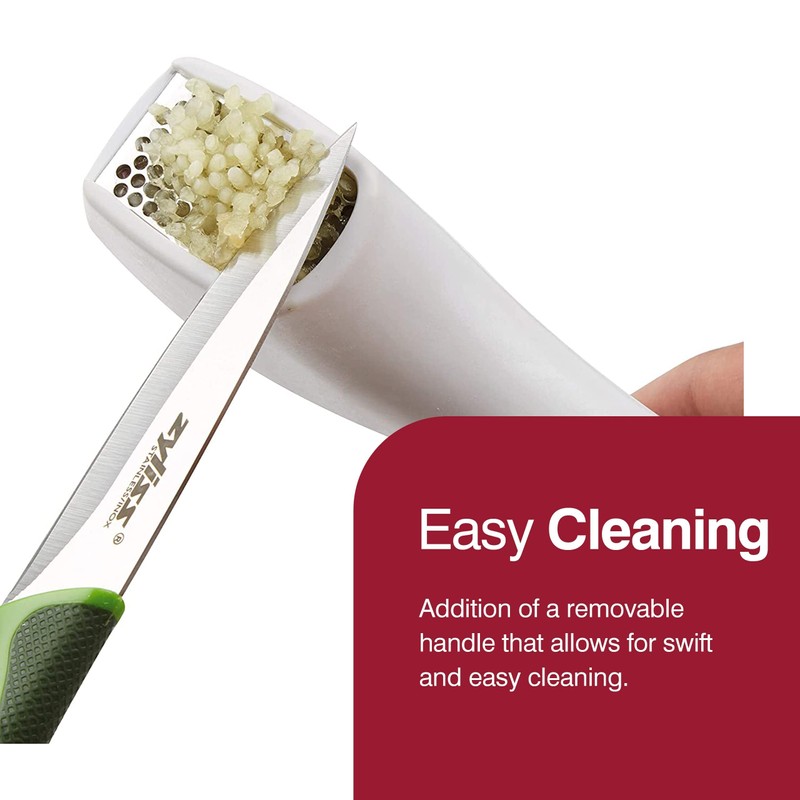 Zyliss Easy Clean Garlic Press - Lightweight, Easy-to-Use Garlic Mincer