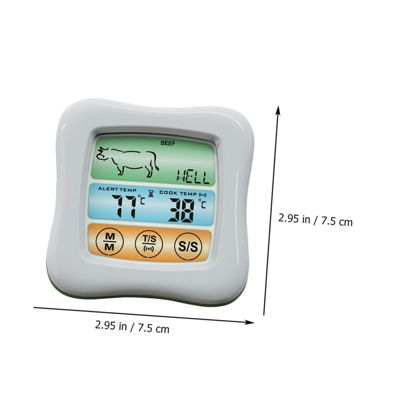 GRIRIW Touch Screen Food Thermometer Digital Thermometer for Cooking Accurate