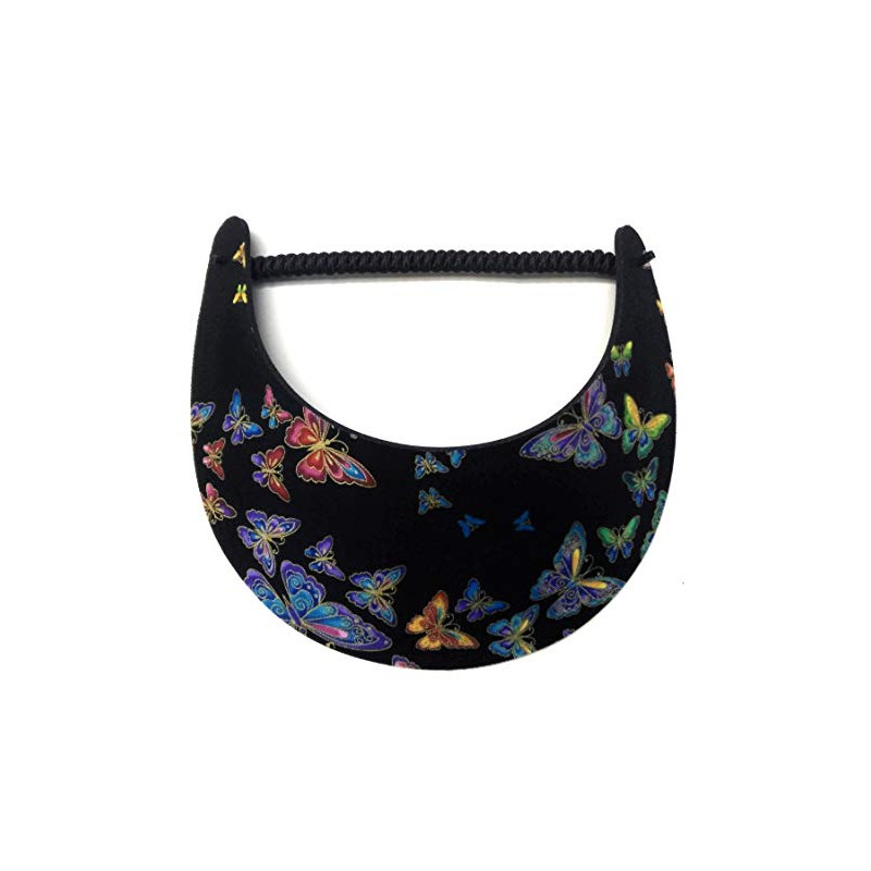 Foam Coil Back Sun Visors (Butterflies)
