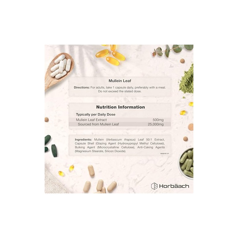 Mullein Leaf Extract 25,000mg | Max Strength Formula for Men