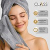 Class 4 Piece Terry Towelling Guest Towels Set of 4