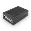 BerryBase Aluminium Case for Raspberry Pi 5 Black
