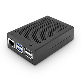 BerryBase Aluminium Case for Raspberry Pi 5 Black