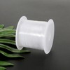 1 Roll Transparent Fishing Thread,0.25mm 80M Fish Wire (White, 0.25MM/80M)