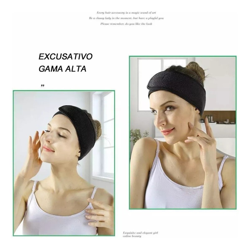 DECIS 10 Piezas Bandas Faciales De Toalla Para Spa Y