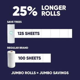 Save Trees Bamboo Paper Towels 12pk - 1800 Sheets Paper Towel Rolls Ultra Absorbent & Durable EcoTowels - FSC-Certified, Vegan Bamboo Kitchen Rolls
