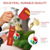 Soccer Keychain Set - 4PCS World Cup Inspired Accessories