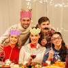 50Pcs Christmas Cracker Hats Paper Crown Hats Colorful Xmas Cracker