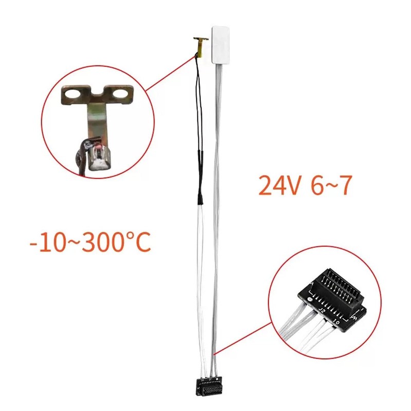 Thermistor and Ceramic Heater 3D Printer 24V 80W Ceramic Heating